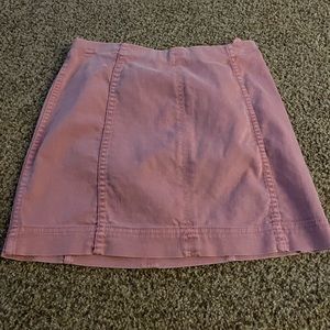 Pink Jean skirt size medium